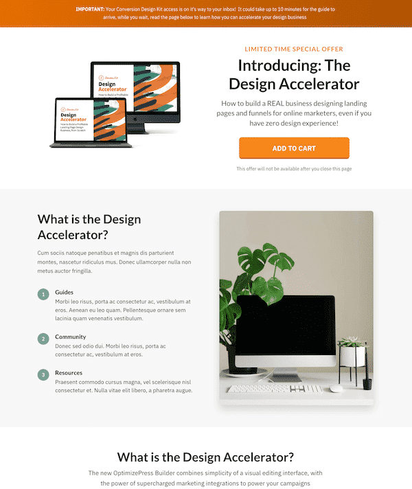 Sales Page Builder Preview
