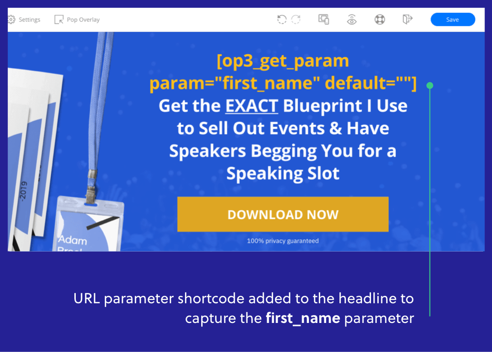 parameter-shortcode