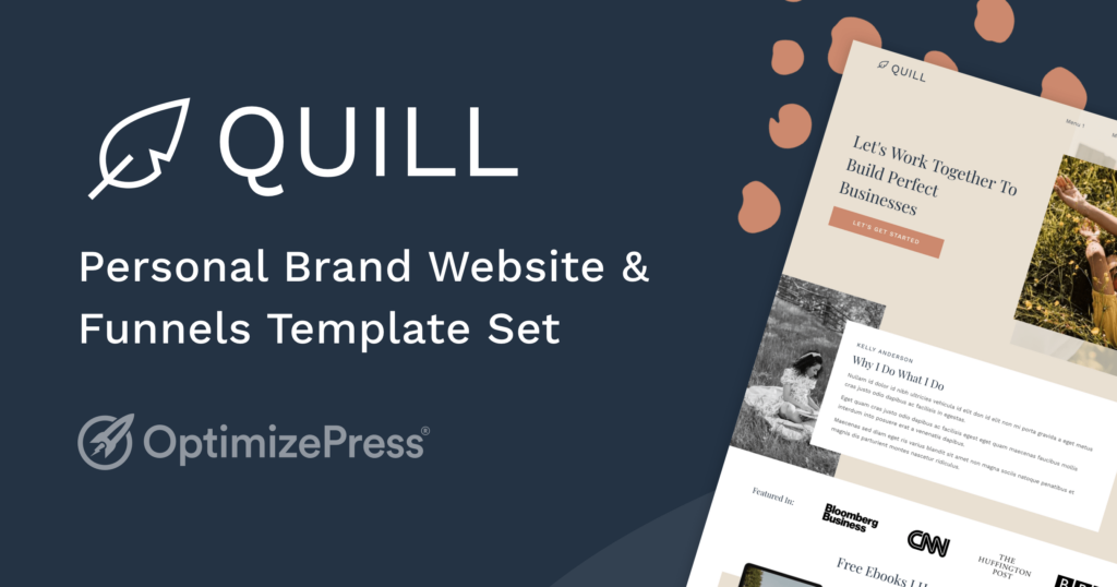 Personal Brand Website Template Set | OptimizePress