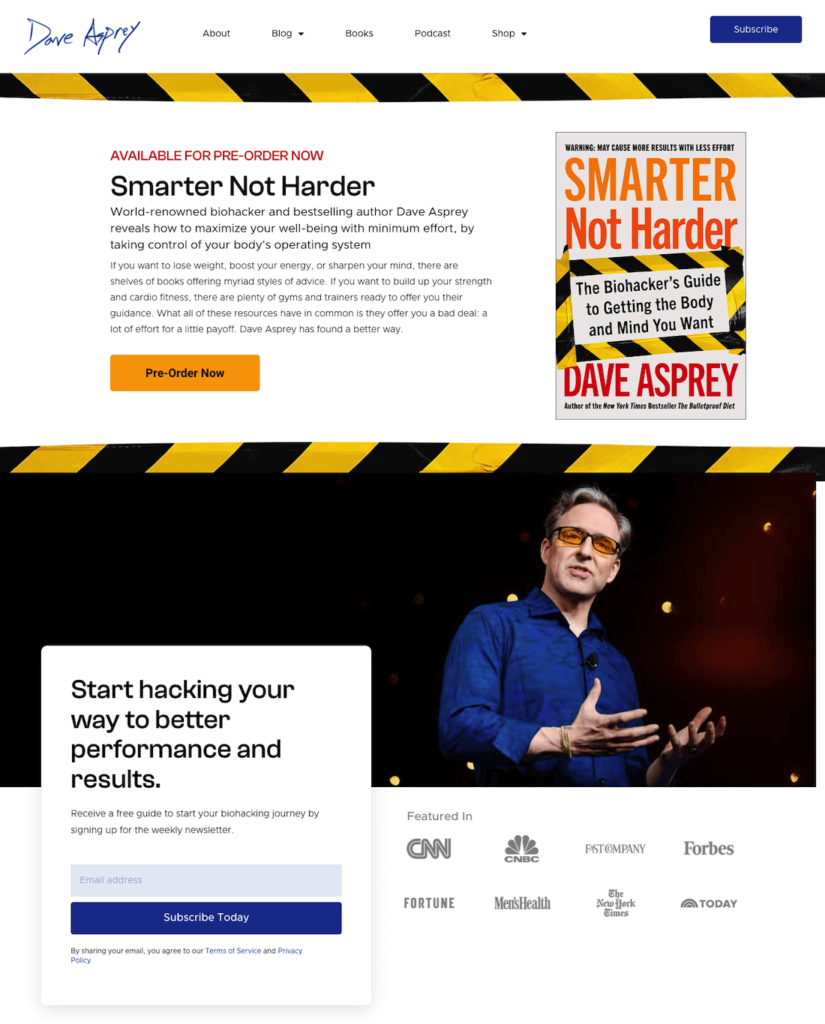 Biohacking Coach Website Biohacking Coach Website