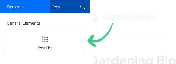Post List Element Post List Element