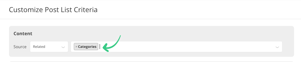 Related Posts Settings Related Posts Settings