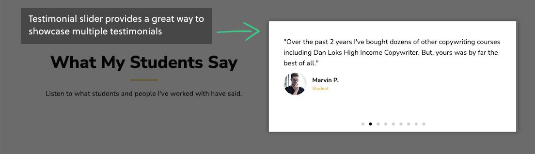 Testimonials Slider Testimonials Slider