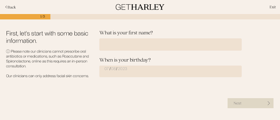 GetHarley Lead Generation Form