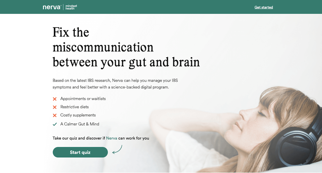 Nerva Ecommerce Landing Page