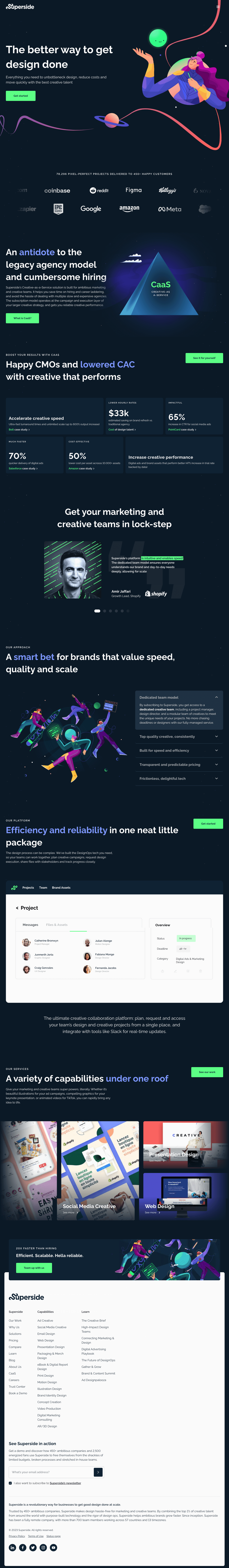 Superside Agency Landing Page