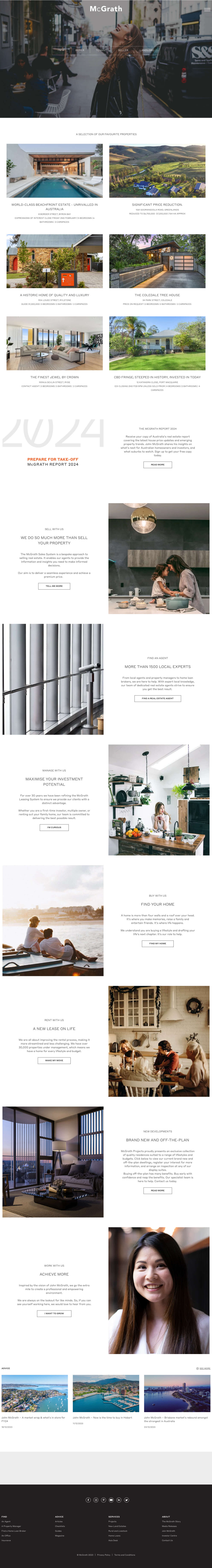 McGrath Real Estate Landing Page McGrath Real Estate Landing Page