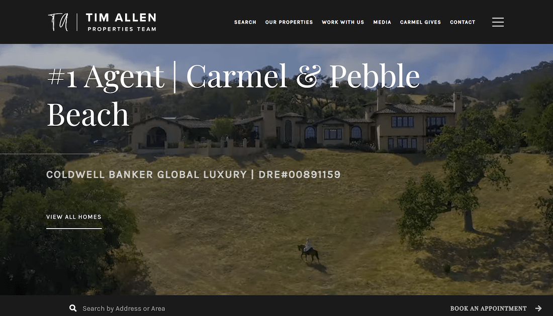 Tim Allen - Real Estate Landing Page