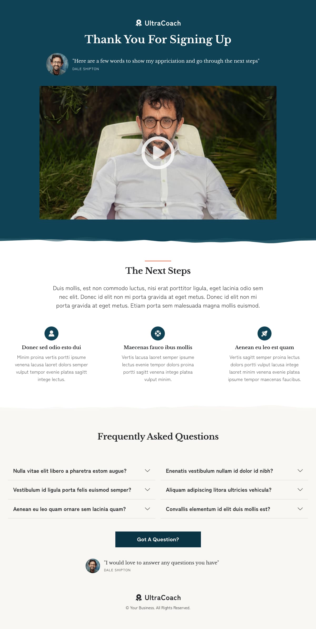 UltraCoach Webinar Thank You Page