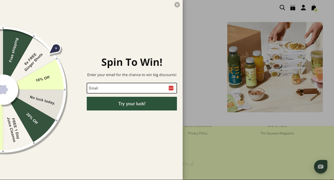 Press-London - Exit Intent Popup Examples