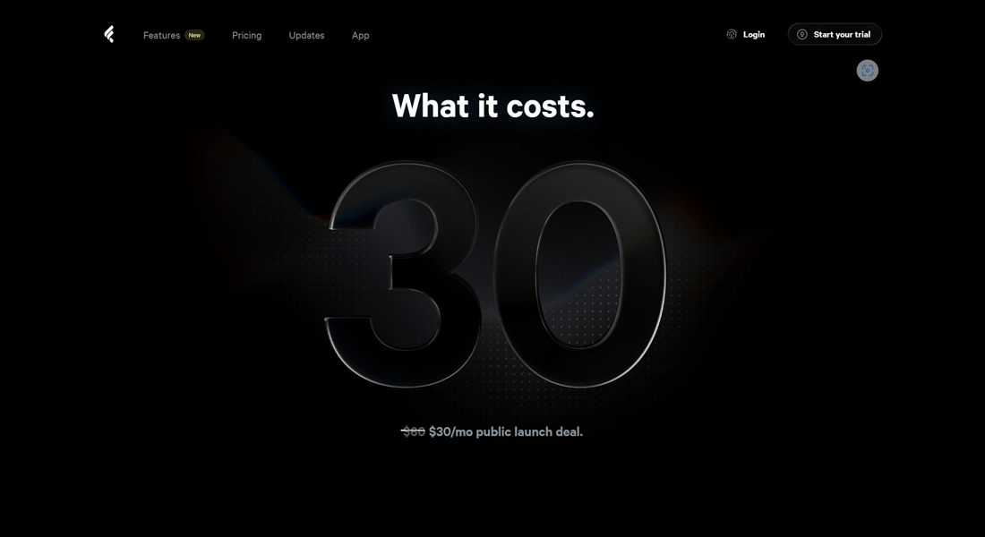 Fey - Pricing page examples Fey - Pricing page examples