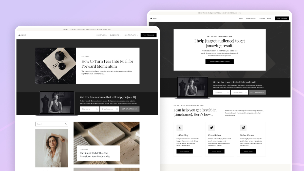 Rise Theme 1 Rise Theme 1