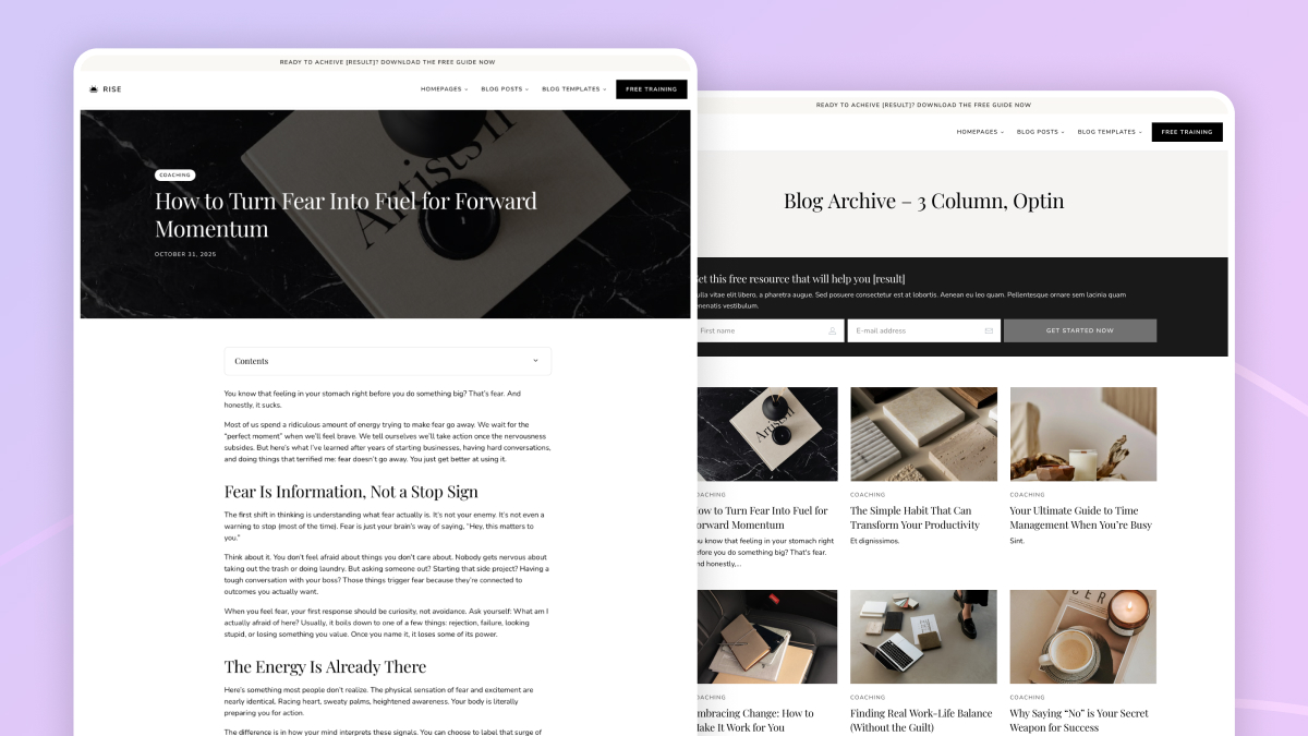 Rise Theme 2 Rise Theme 2