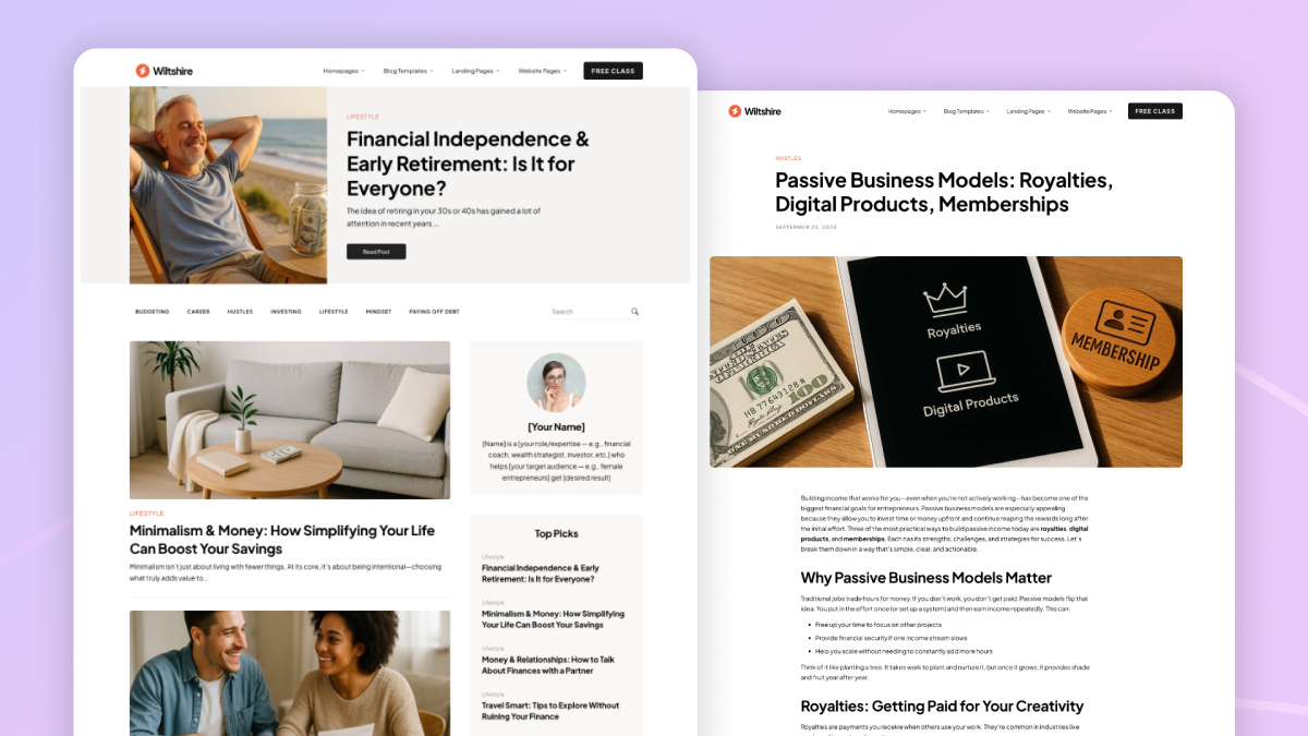 WordPress Theme Wiltshire WordPress Theme Wiltshire