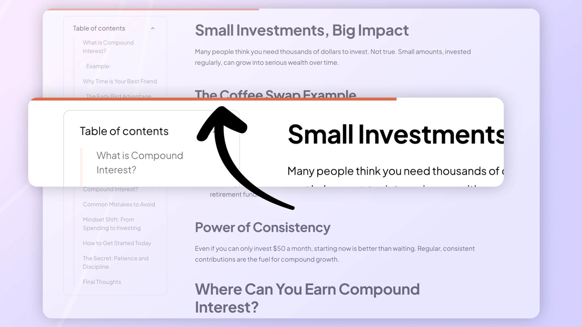 Reading Progress Tracking