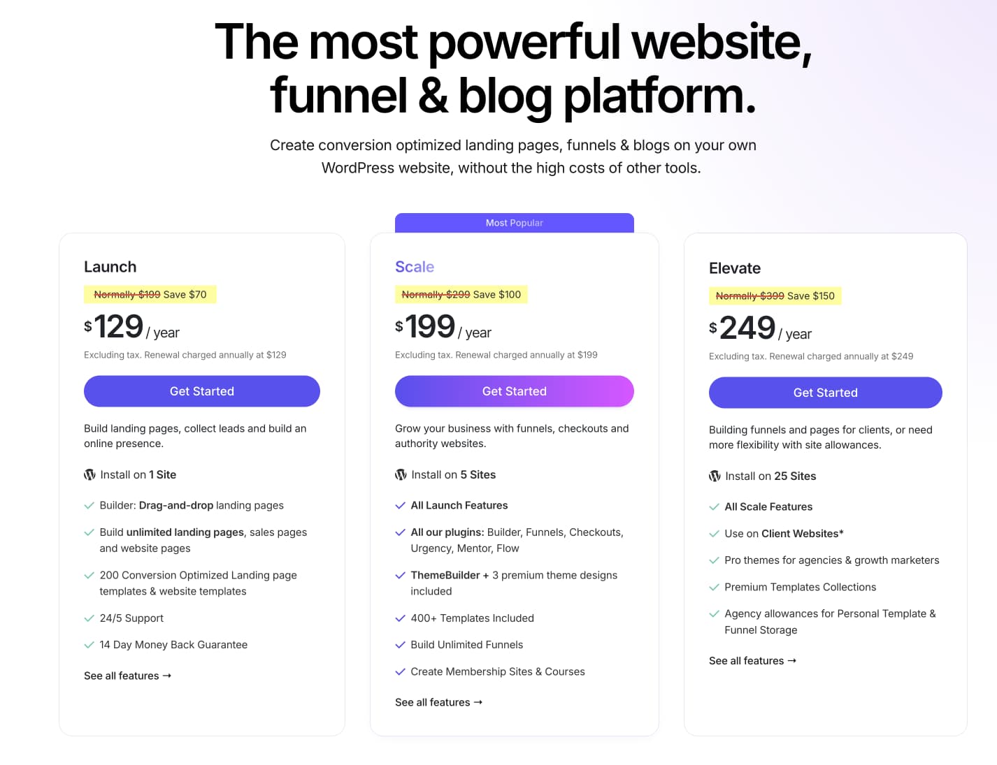 OptimizePress Pricing - WordPress Website Funnel Builder OptimizePress Pricing - WordPress Website Funnel Builder